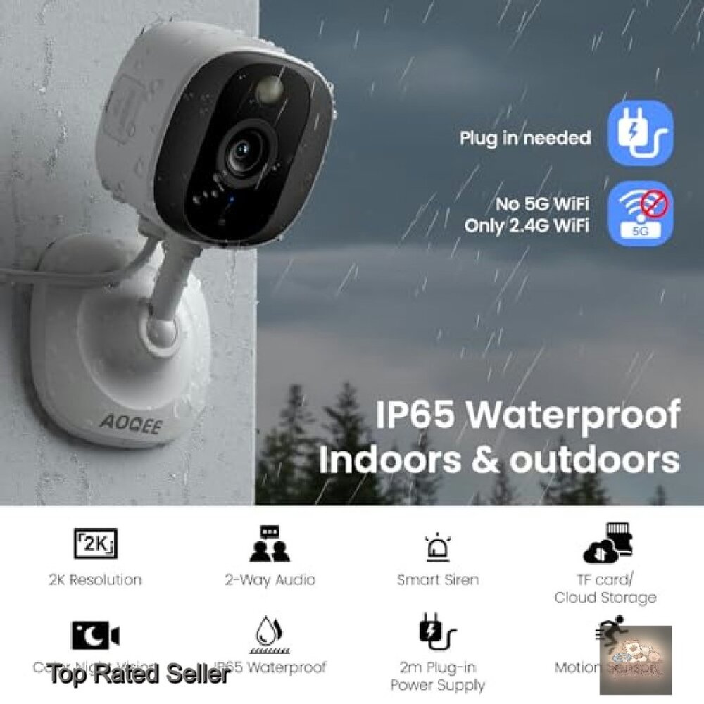 2k Security Camera System Color Night Vision Moti… - image 3